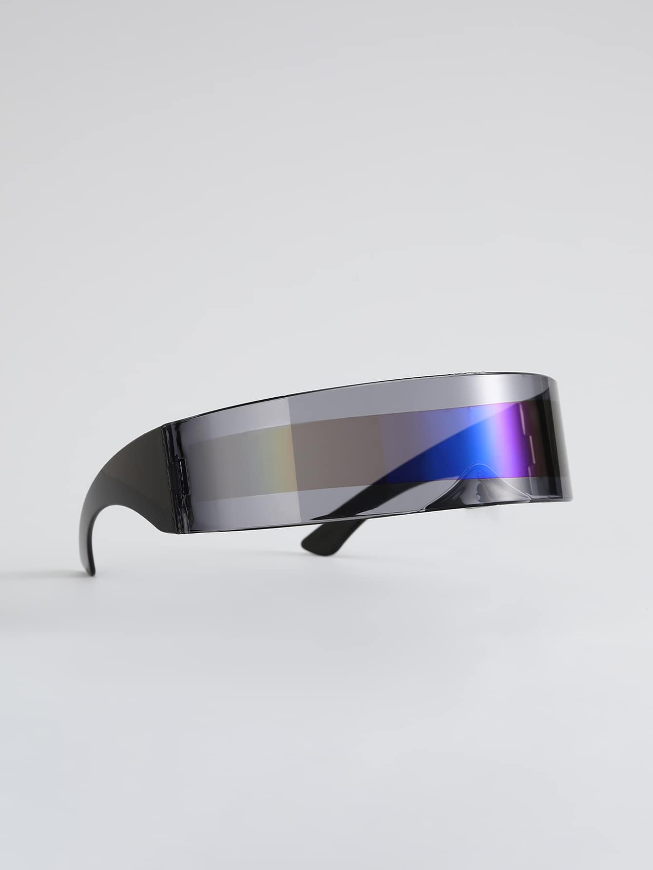 Futuristic Cyberpunk Style Colorful Fashion Glasses - Light Grey - View 1