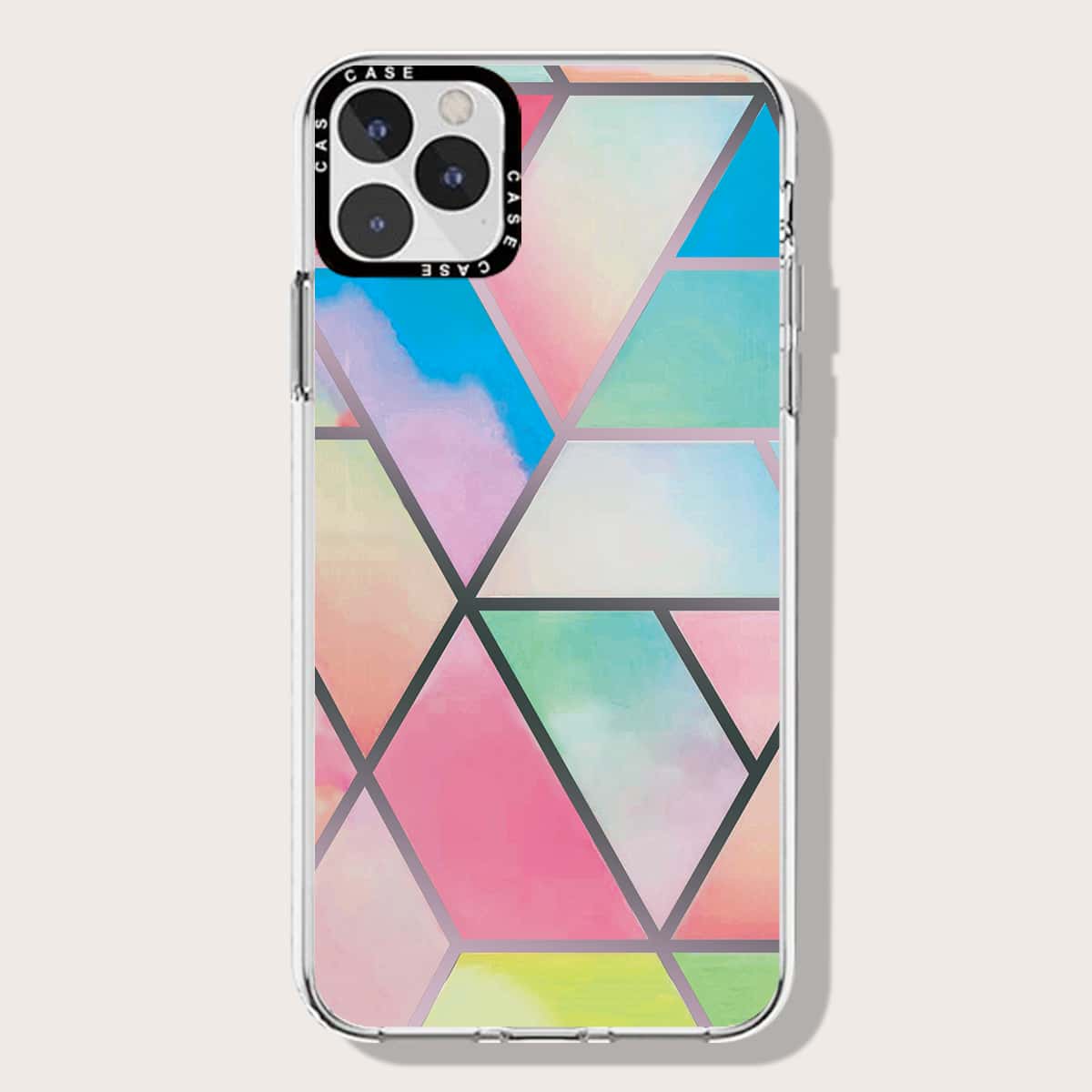 

Colorful Geo Graphic Phone Case, Multicolor