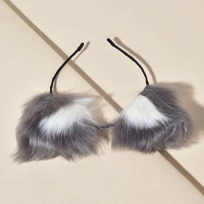 

Fluffy Ear Headband, Multicolor