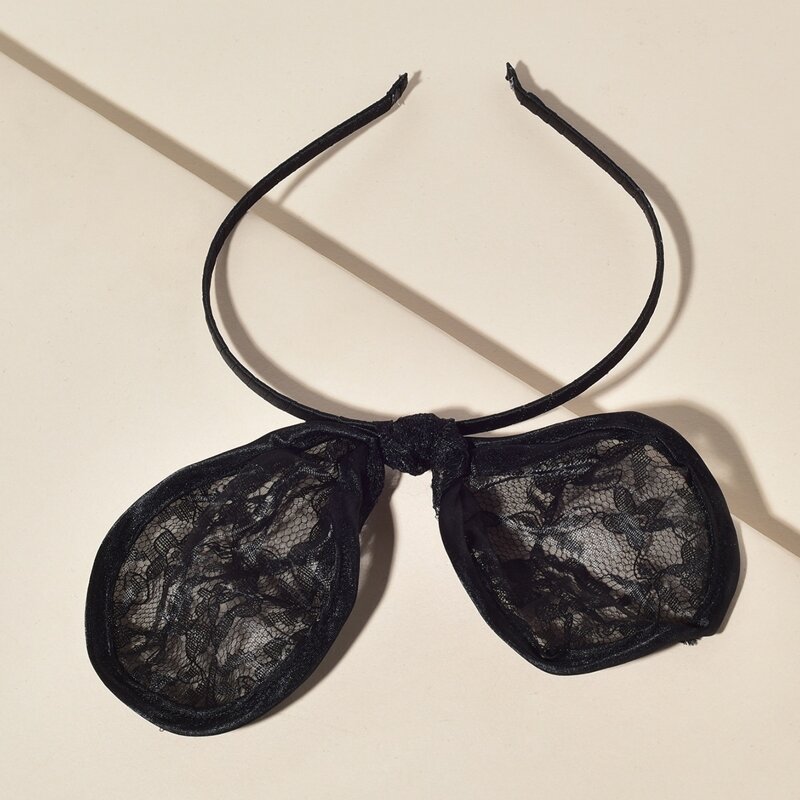 

Floral Lace Headband, Black
