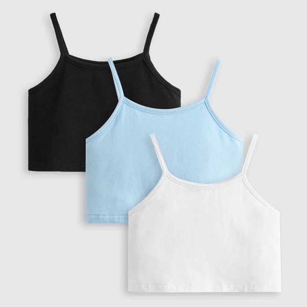 

Toddler Girls 3 Pack Cami Top, Multicolor