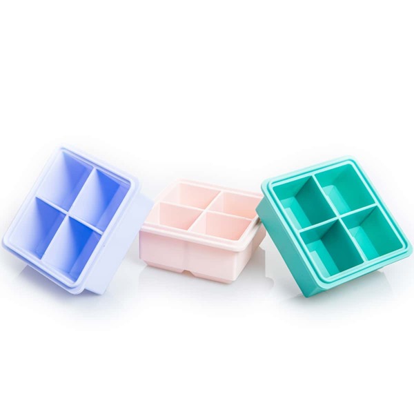 

1pc 4 Grid Random Ice Mold, Multicolor