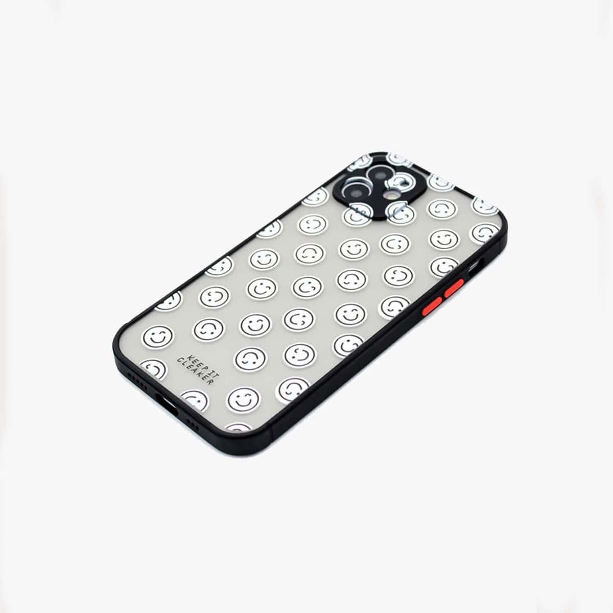 

Cartoon Smile Phone Case, Beige