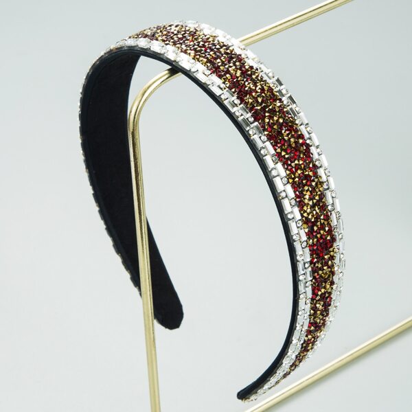 

Rhinestone Decor Hair Hoop, Red