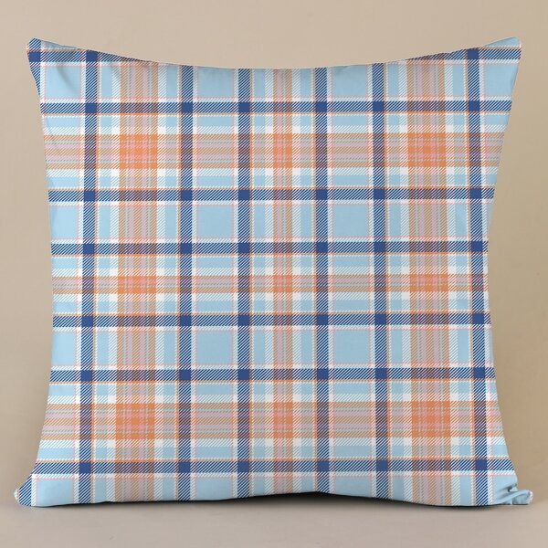 

Plaid Pattern Cushion Cover Without Filler, Multicolor