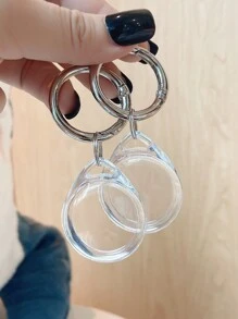 水滴透明錶殼和鑰匙圈 - 無色 - 查看 4