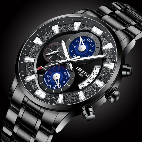 

Men Triple Dial Date Quartz Watch