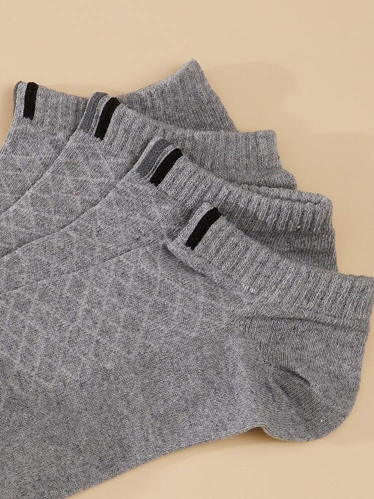 8 pares de calcetines simples negros y blancos y grises para el tobillo, para el gimnasio - Multicolor - Añade 2