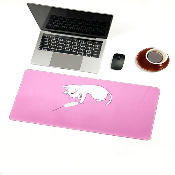 

Cartoon Cat Mouse Pad, Pink
