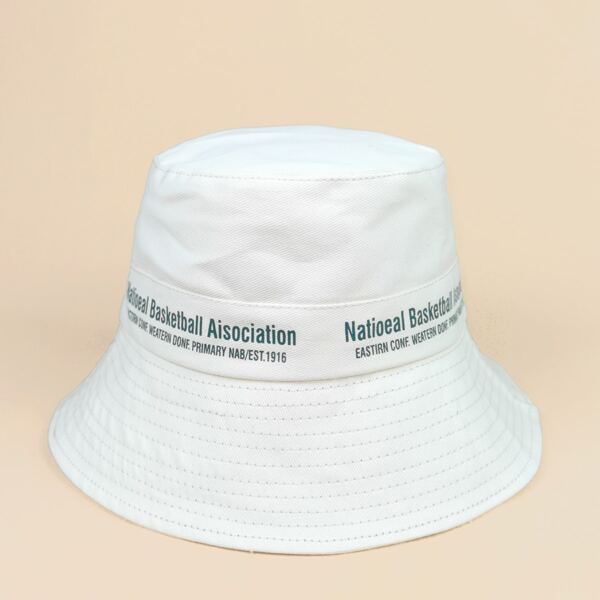 

Панама с буквенным рисунком, Белый