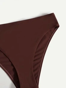 Leopard V Wired Bikini For Summer Beach Vacation - Multicolor - View 4