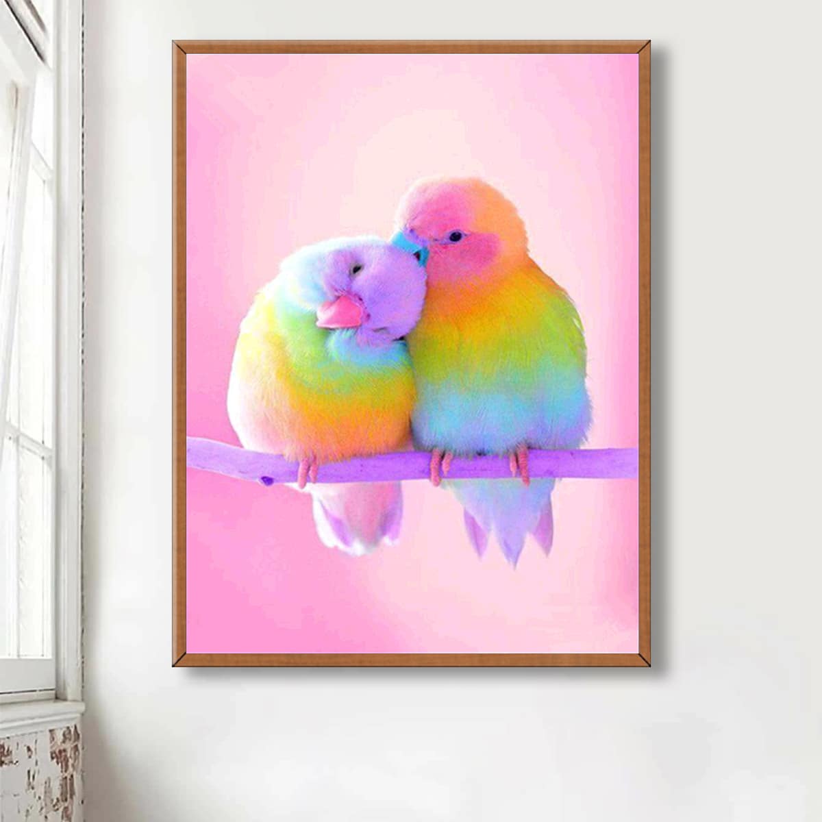 

Bird Pattern DIY Diamond Painting, Multicolor