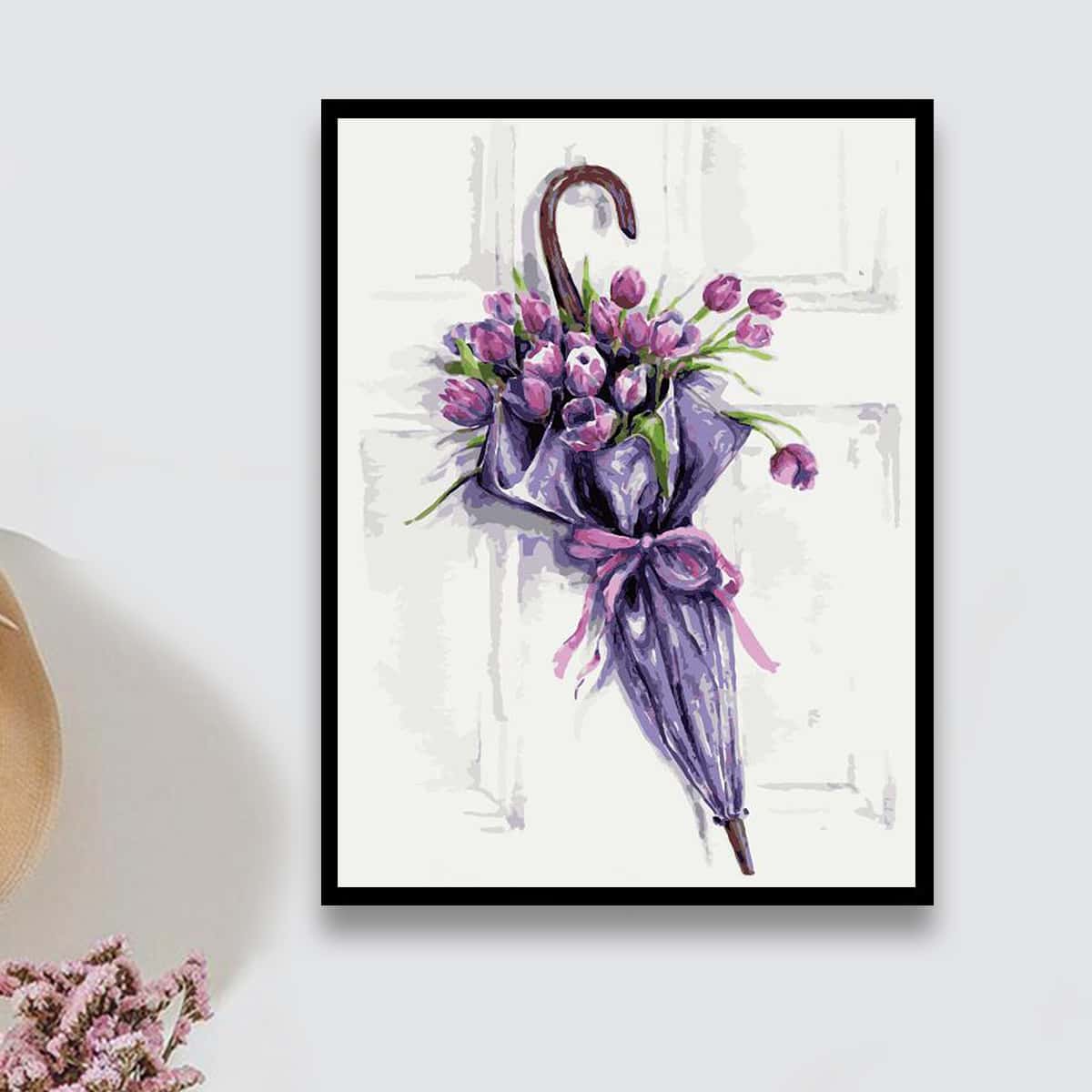 

Floral Pattern DIY Diamond Painting, Multicolor