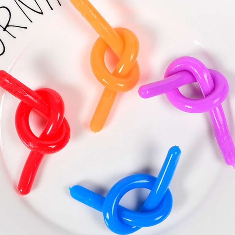 

1pc Random Stress Reliever Stretchy Rope, Multicolor