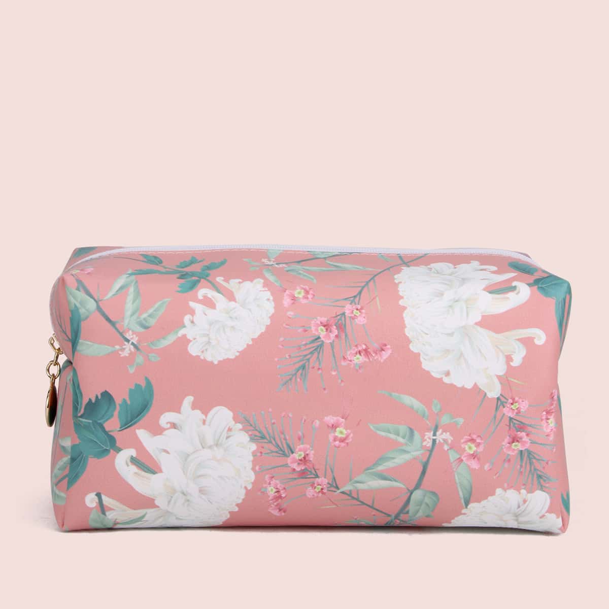 

Flower Pattern Square Makeup Bag, Multicolor