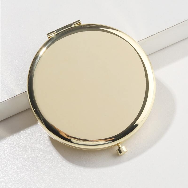 

Round Foldable Makeup Mirror, Gold