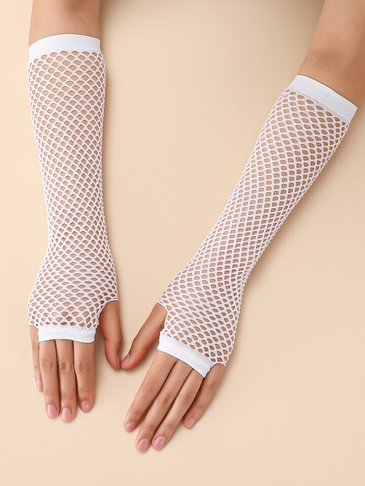 Our Fishnet Long Gloves is such a vibe ROMWE