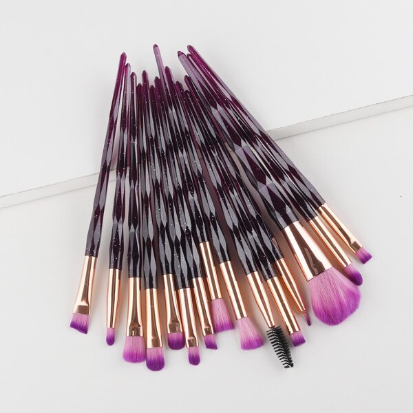 

15pcs Makeup Brush Set, Black