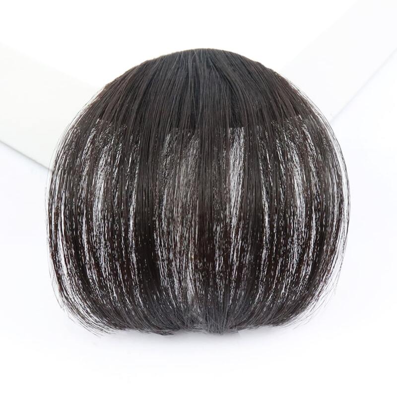 

Clip In Front Bangs Without Sideburns, Black