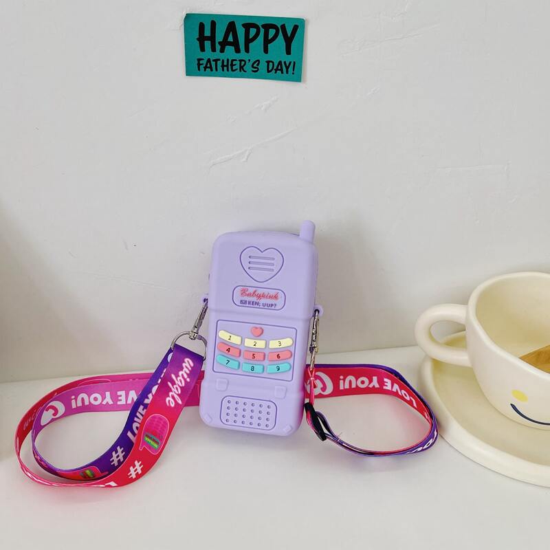 

Mini Letter Graphic Crossbody Bag, Purple