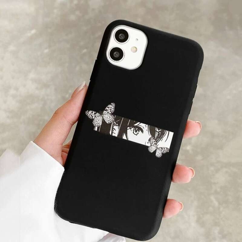 

Figure Graphic Phone Case, Black