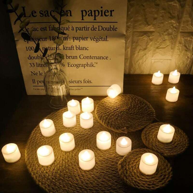 

6pcs LED Candle Design Light, White