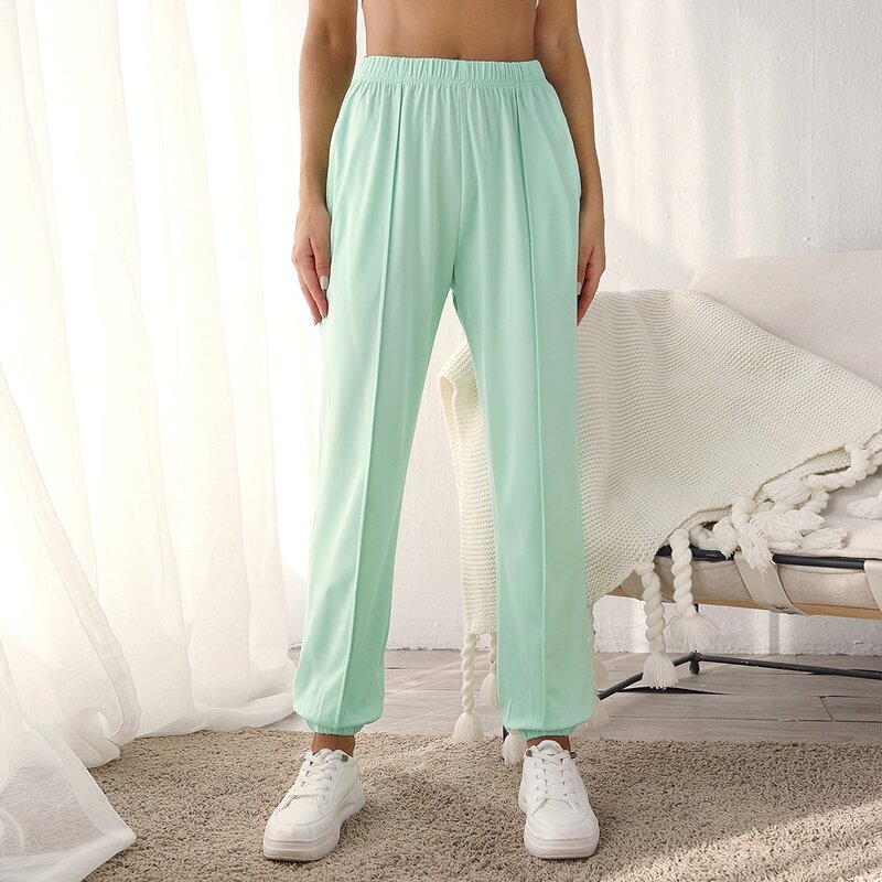

Breathable Softness Sports Pants, Mint green