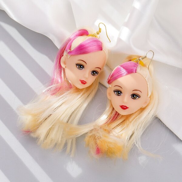 

Cartoon Drop Earrings, Multicolor