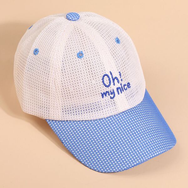 

Toddler Kids Letter Embroidered Baseball Cap, Multicolor