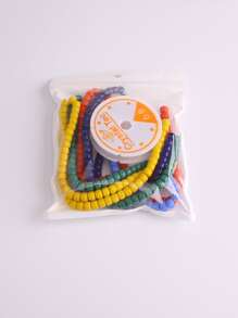 340pcs Bead & 1roll Crystal Tec Stretch Cord - Multicolor - View 2