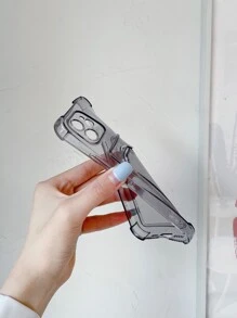 Clear Phone Case With Card Slot Compatible With IPhone 11,IPhone 13,IPhone 14 Pro Max - Grey - View 4