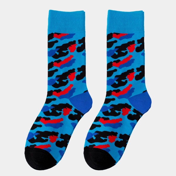 

Men Graphic Crew Socks, Multicolor