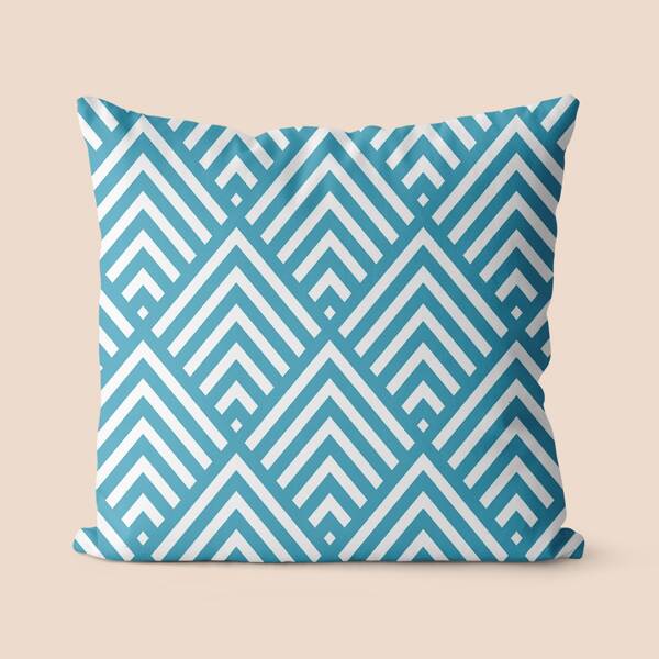 

Geometric Pattern Cushion Cover Without Filler, Multicolor