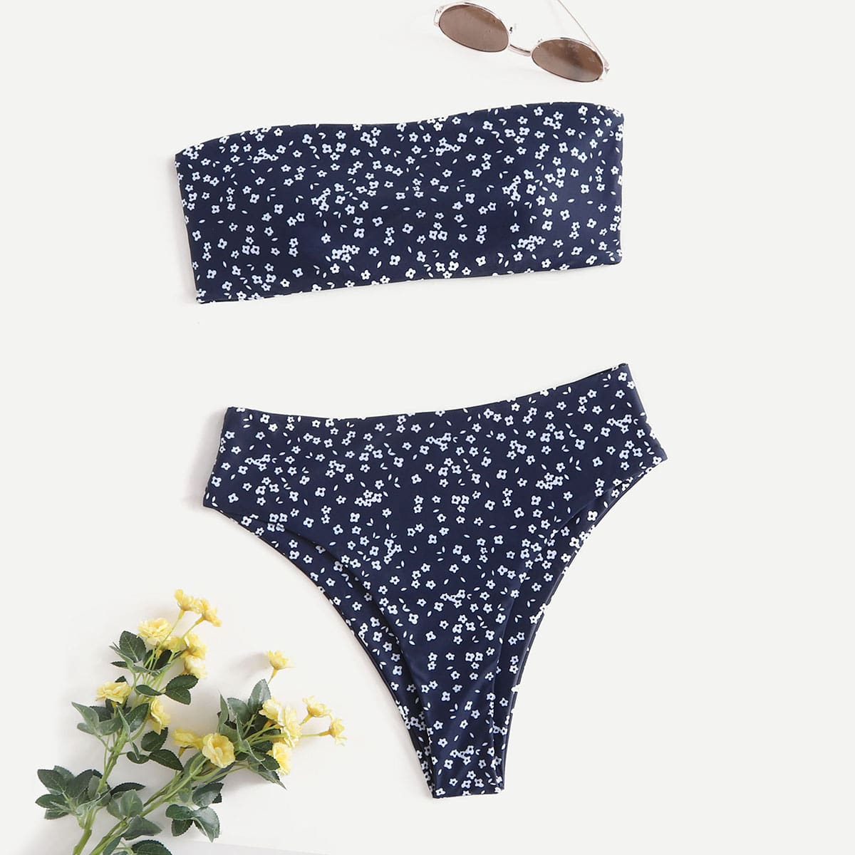 

Ditsy Floral Bikini Swimsuit, Multicolor