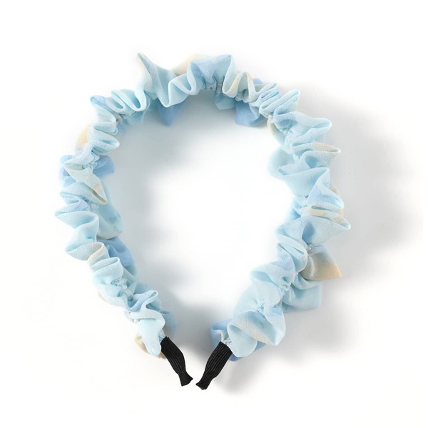 

Ruched Wide Headband, Baby blue