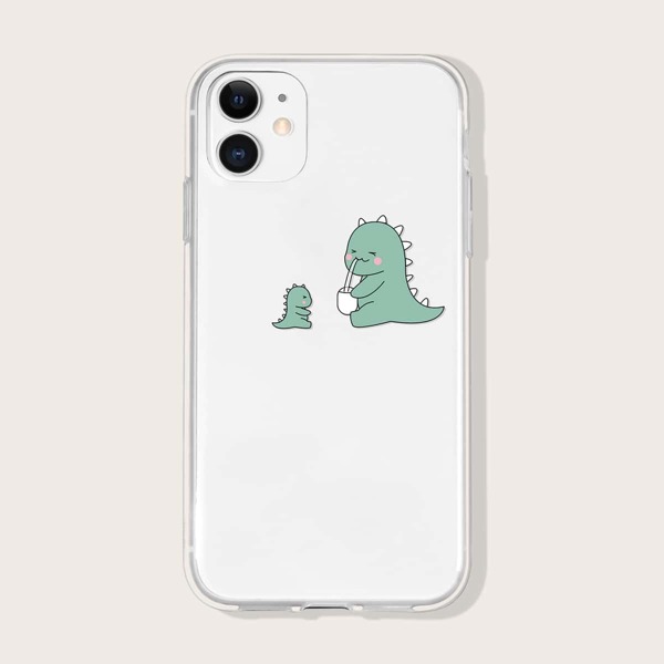 

Cartoon Dinosaur Clear Phone Case