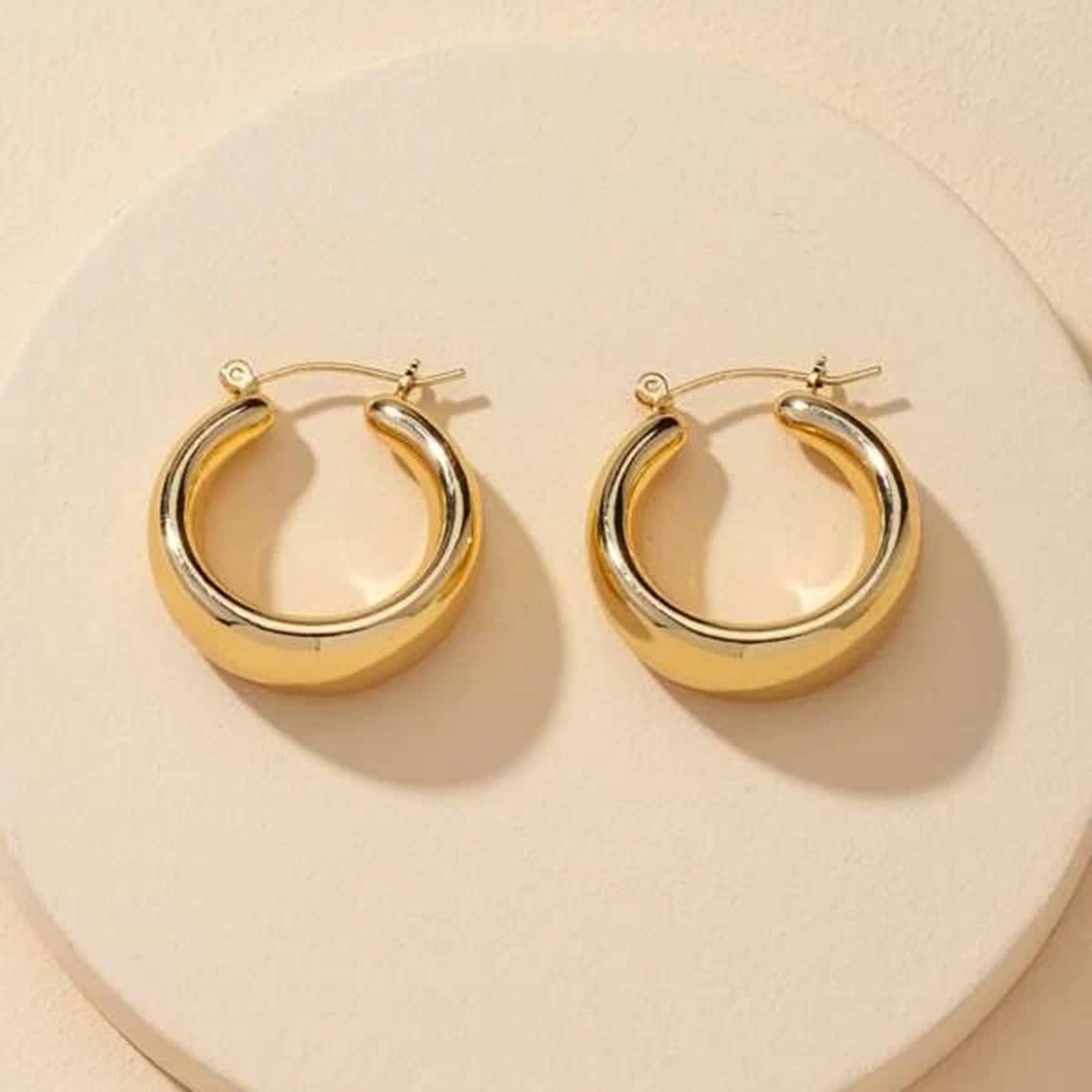 

Simple Hoop Earrings, Gold