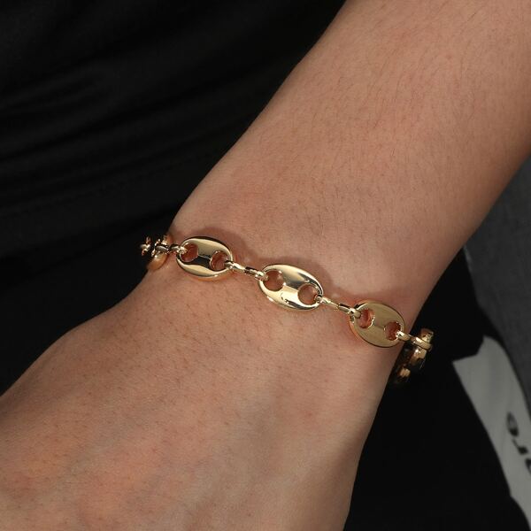 

Men Link Bracelet, Gold