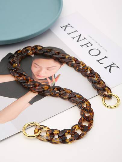 鏈條設計包帶，包配件，DIY配件，可調節的替換肩帶，時尚耐用