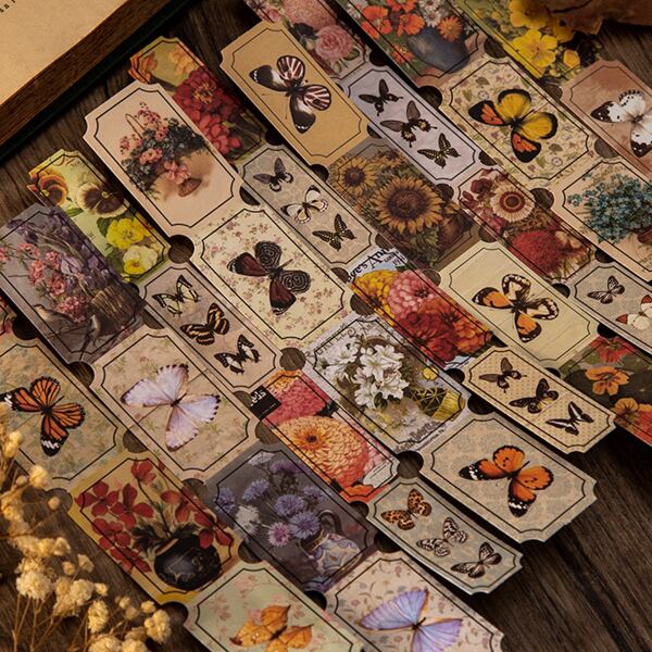 

30pcs Butterfly Print Random Sticker, Multicolor