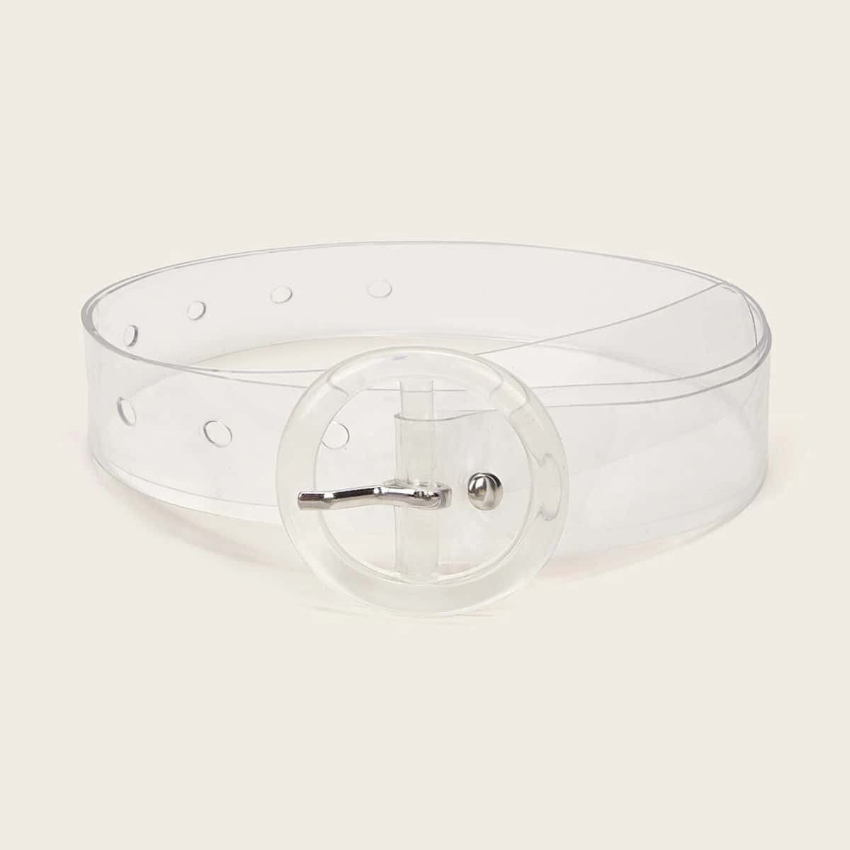 

Ring Buckle Clear Belt