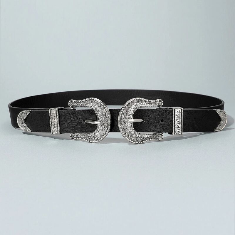 

Western Buckle Belt, Black