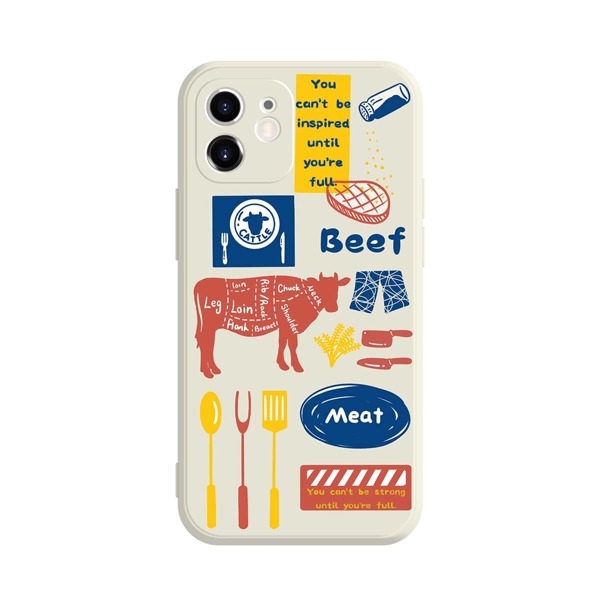 

Beef Pattern Phone Case, Multicolor