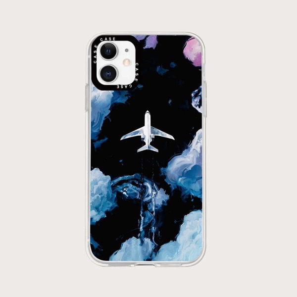 

Plane Painted Phone Case, Multicolor