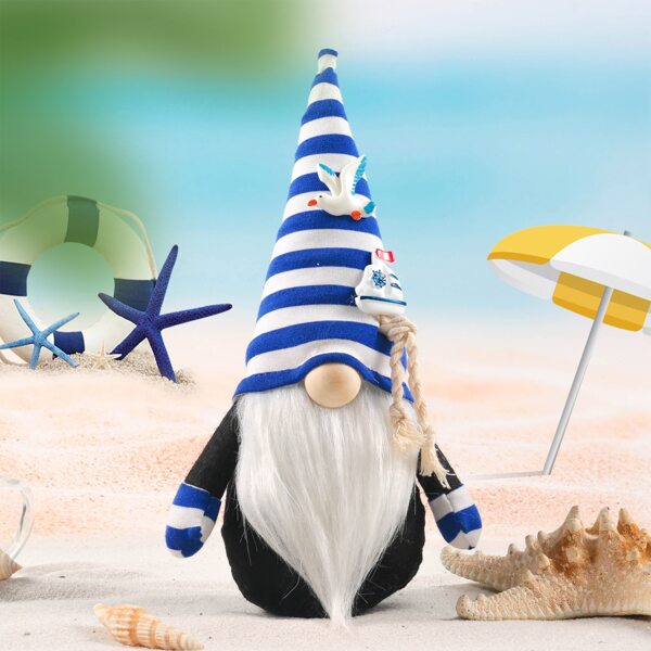 

1pc Plush Dwarf Ocean Carnival Decoration, Multicolor