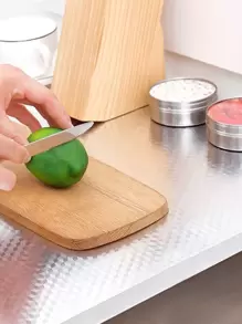 1 pieza Adhesivo de pared resistente al aceite de cocina, adhesivo resistente al calor y al fuego, autoadhesivo para encimera de gabinete, calcomanía de vinilo para decoración del hogar, artículos de decoración de primavera para refrescar su hogar, adhesivos de decoración de rama