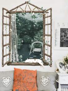 貓咪圖案牆貼 - 彩色 - 查看 1