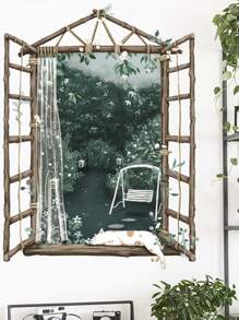 貓咪圖案牆貼 - 彩色 - 查看 3