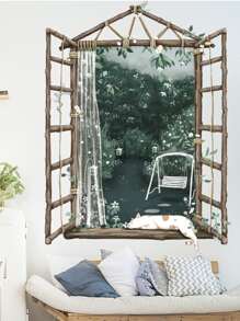 貓咪圖案牆貼 - 彩色 - 查看 4