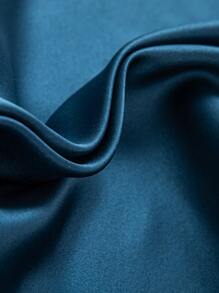 Rèm bảng đơn Lily Print - Màu xanh lam - Xem 3